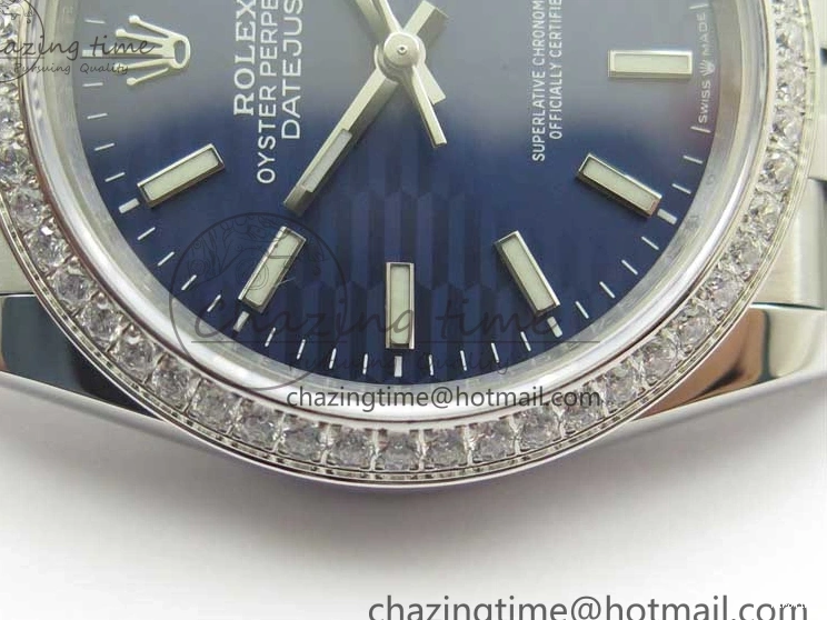 MiroTime 1228 DateJust 36 SS 126284 BP Maker 1:1 Best Edition New Blue Dial on Jubilee Bracelet Neat 2523